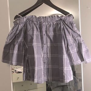 Off the shoulder blouse